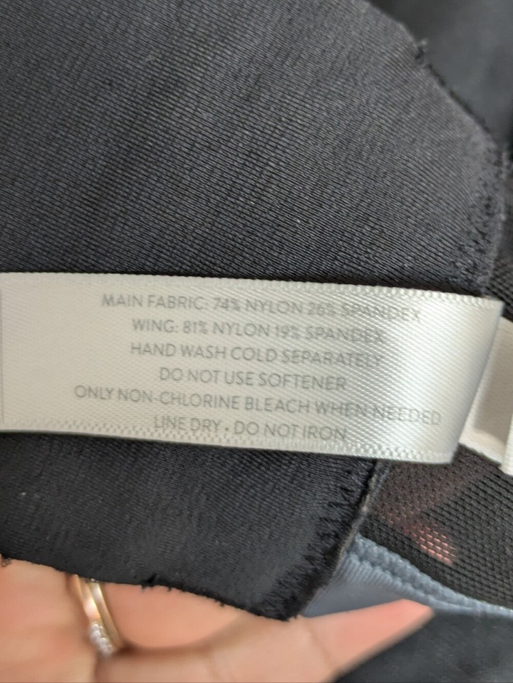 Livi High Impact Black Grey Wicking Underwire Athletic Sports Bra 38F - Picture 10 of 10